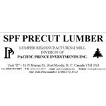 SPF Precut Lumber